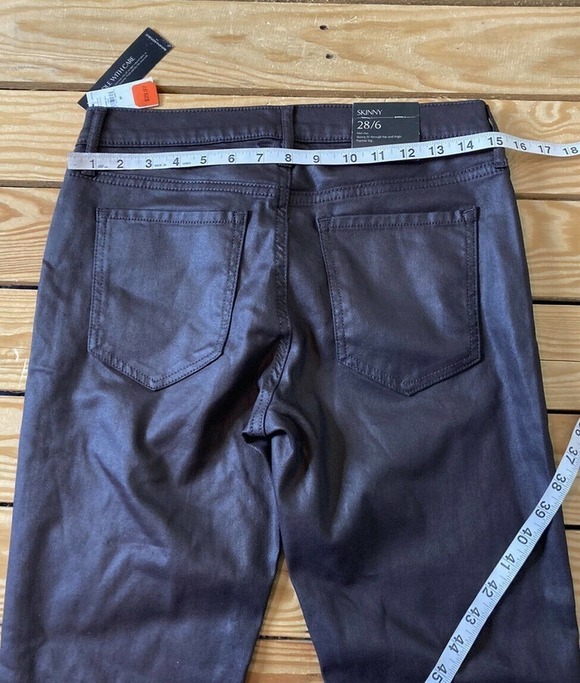 NWT Banana Republic Skinny Pants Size 28 Women’s Black Mid Rise - Picture 10 of 11